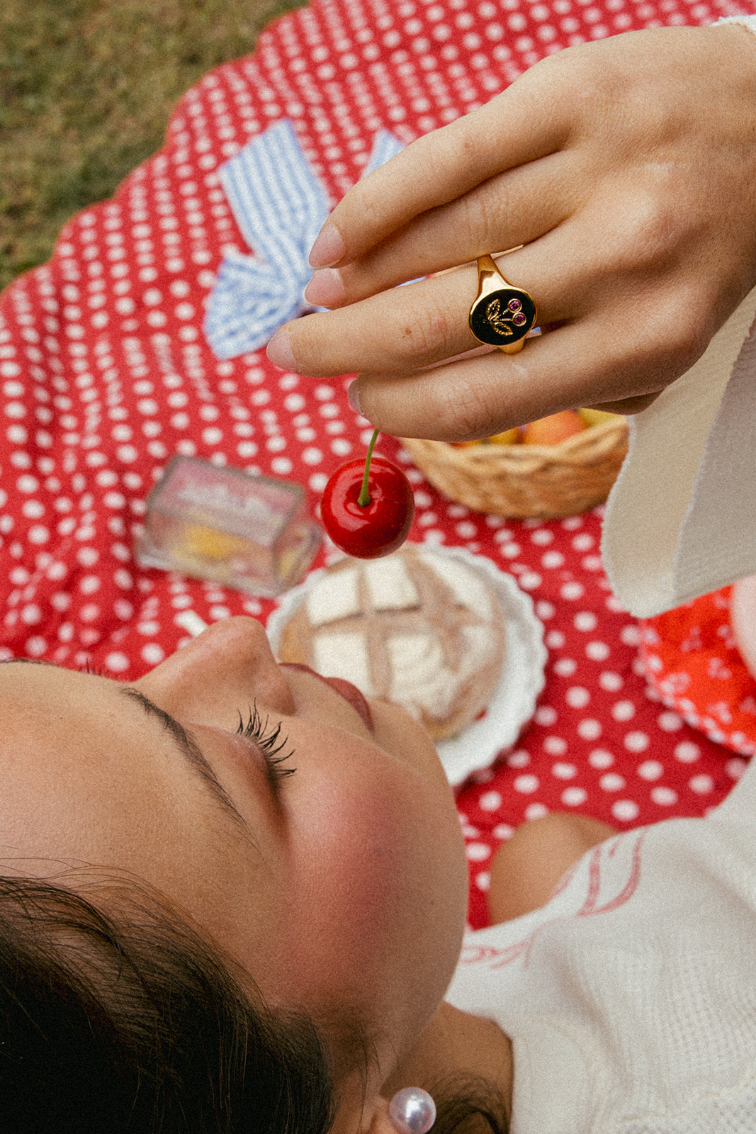 the cherry signet ring