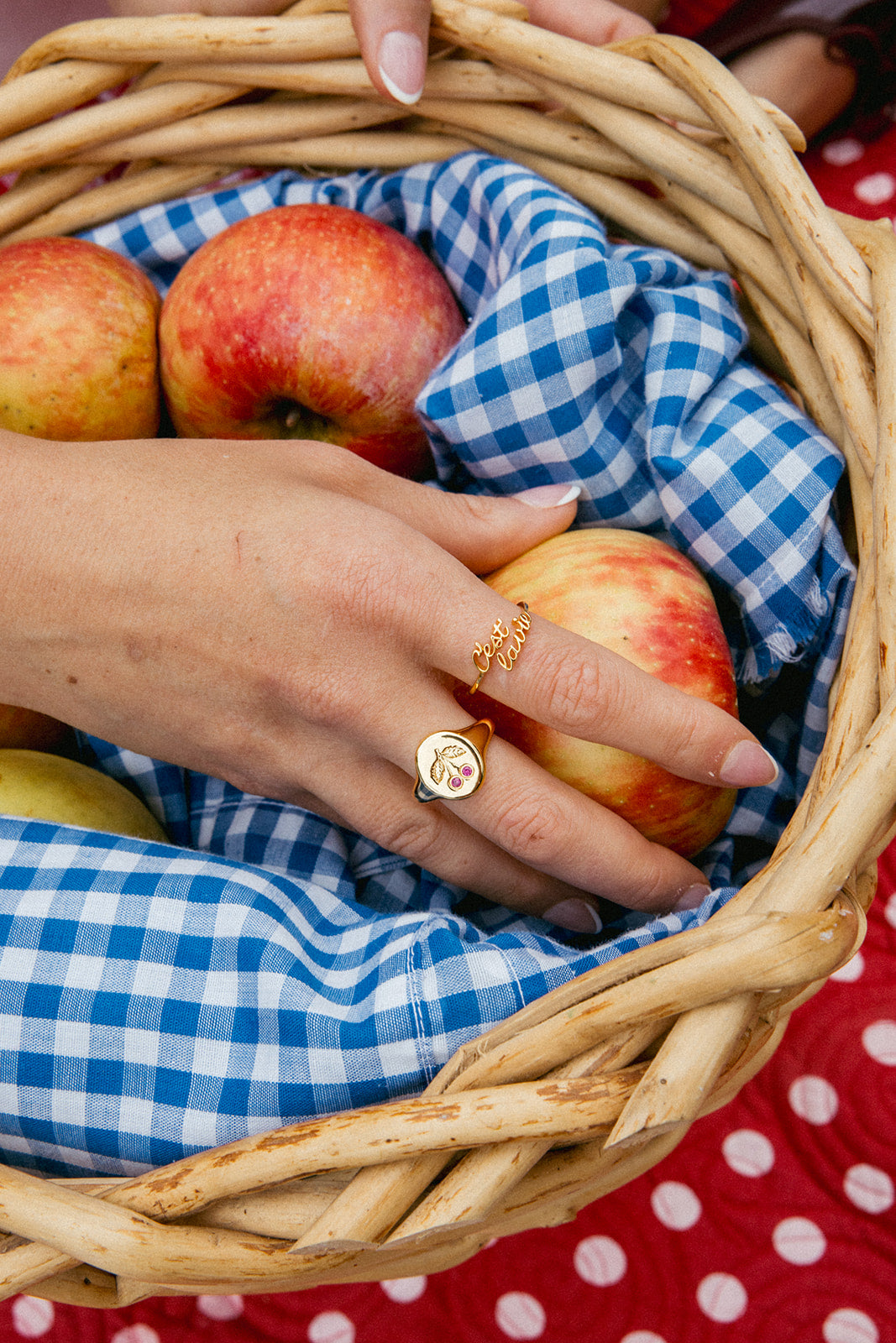 the cherry signet ring