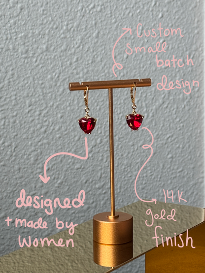 Heirloom Heart Earrings