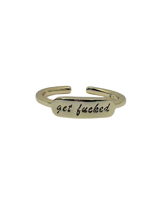 The "Get F*cked" Ring