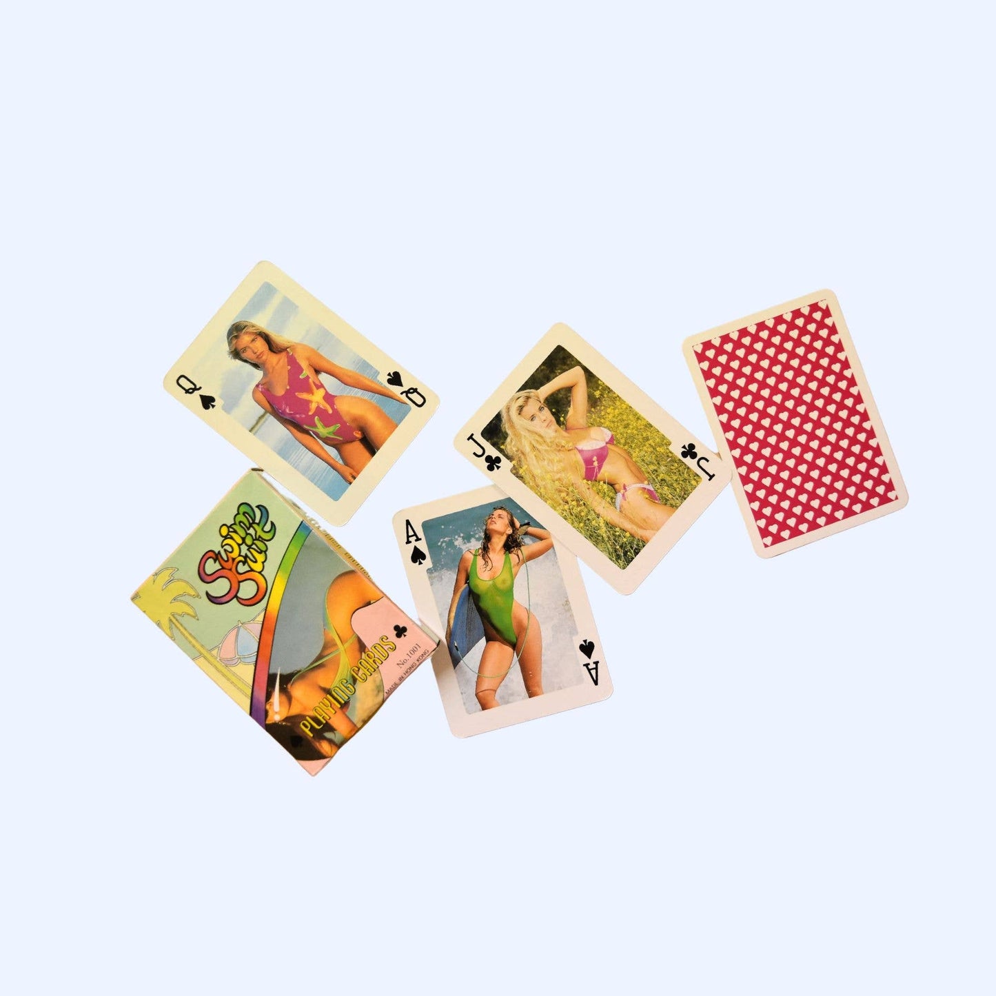 Vintage Dead-stock Swim Suit | Playing Cards